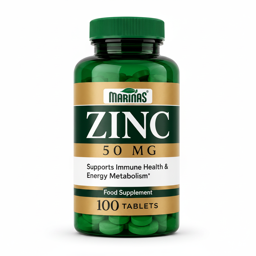 Marina’s Zinc 50 Mg – 100 Tablets