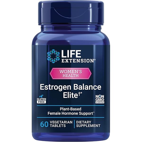 Life Extension Estrogen Balance Elite 60 Vegetarian Tablets