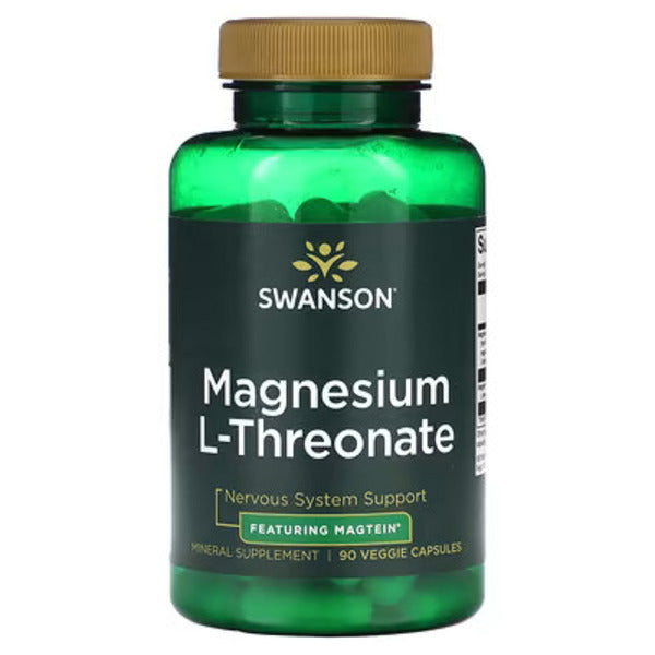 Swanson Magtein Magnesium L-Threonate 90 Veggie Capsules