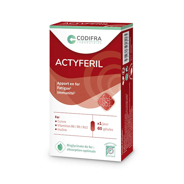 Acti-Life Codifra Actyferil Iron Supplement – 60 Capsules