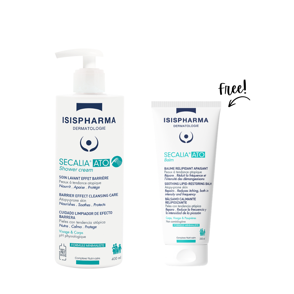 ISISPHARMA Secalia Ato Shower Cream + Secalia Ato Balm for Free