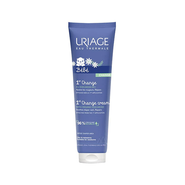 Uriage Bébé 1st Change Cream - Prevents and Soothes Nappy Redness, Repairs