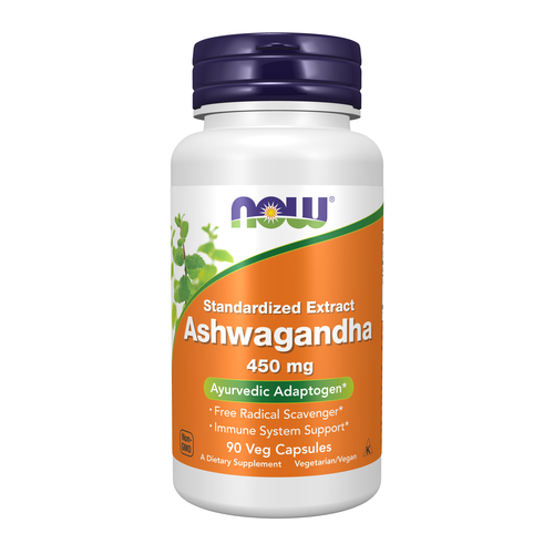 Now Ashwagandha 450 Mg 90 Veg Capsules