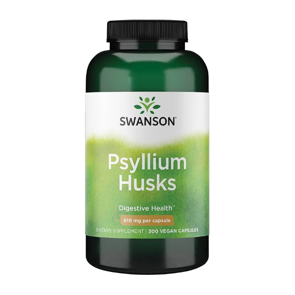 Swanson Psyllium Husks 610 Milligrams 100 Capsules