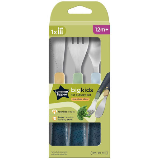 Tommee Tippee Big Kids 1St Cutlery Set 12M+