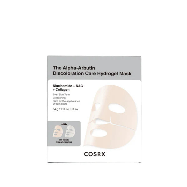 COSRX The Alpha Arbutin Discoloration Care Hydrogel Mask