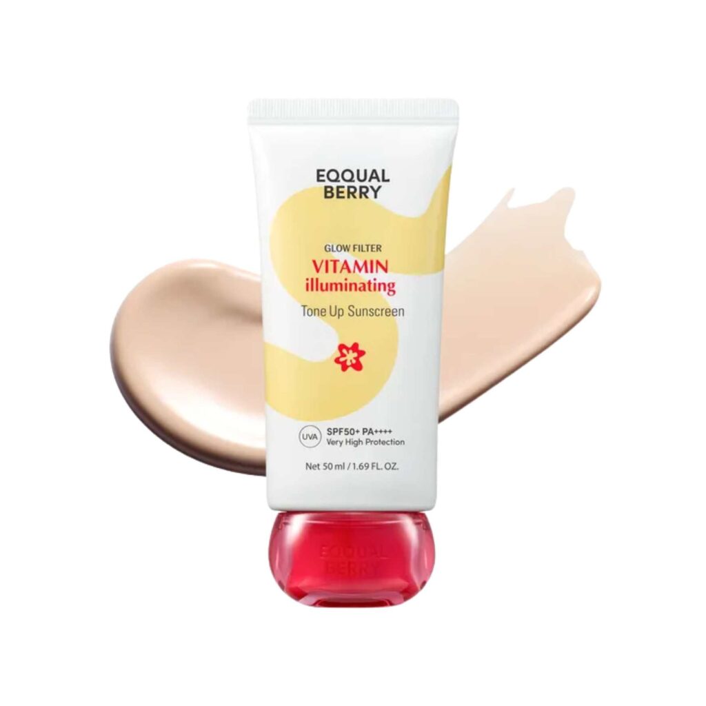 Eqqualberry Glow Filter Vitamin Illuminating Tone Up Sunscreen SPF50+ 50ml