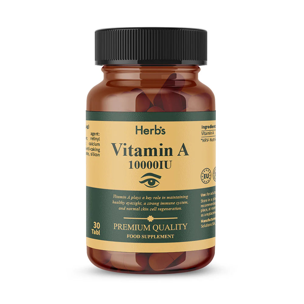 Herb's Vitamin A 10000UI - 30 Tablets