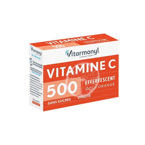 Vitarmonyl Vitamin C Effervescent 24 Tablets - Sugar Free