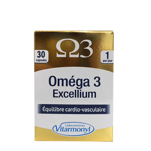 Vitarmonyl Omega 3 Excellium – Cardiovascular Balance 30 Capsules