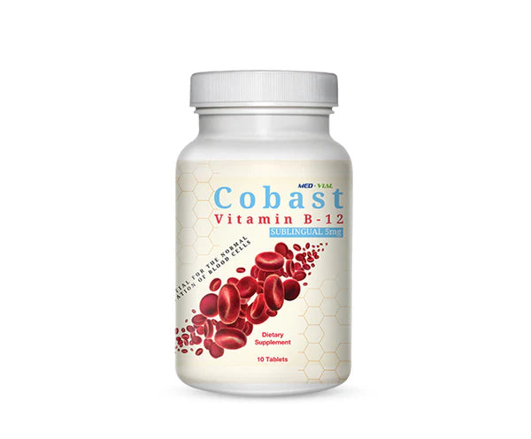 Med Vial Cobast Vitamin B12 5 Mg 10 Tablets