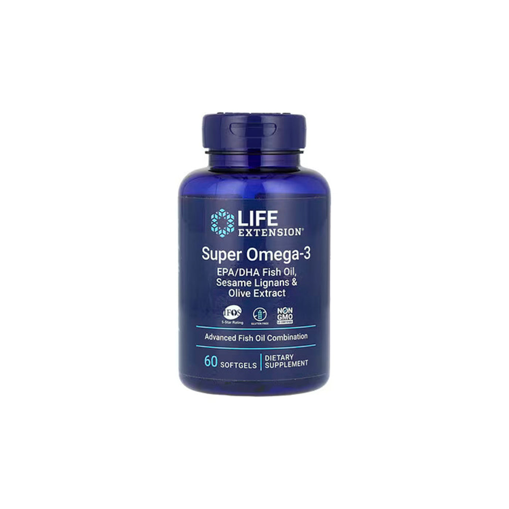 Life Extension Super Omega 3 60 Softgels