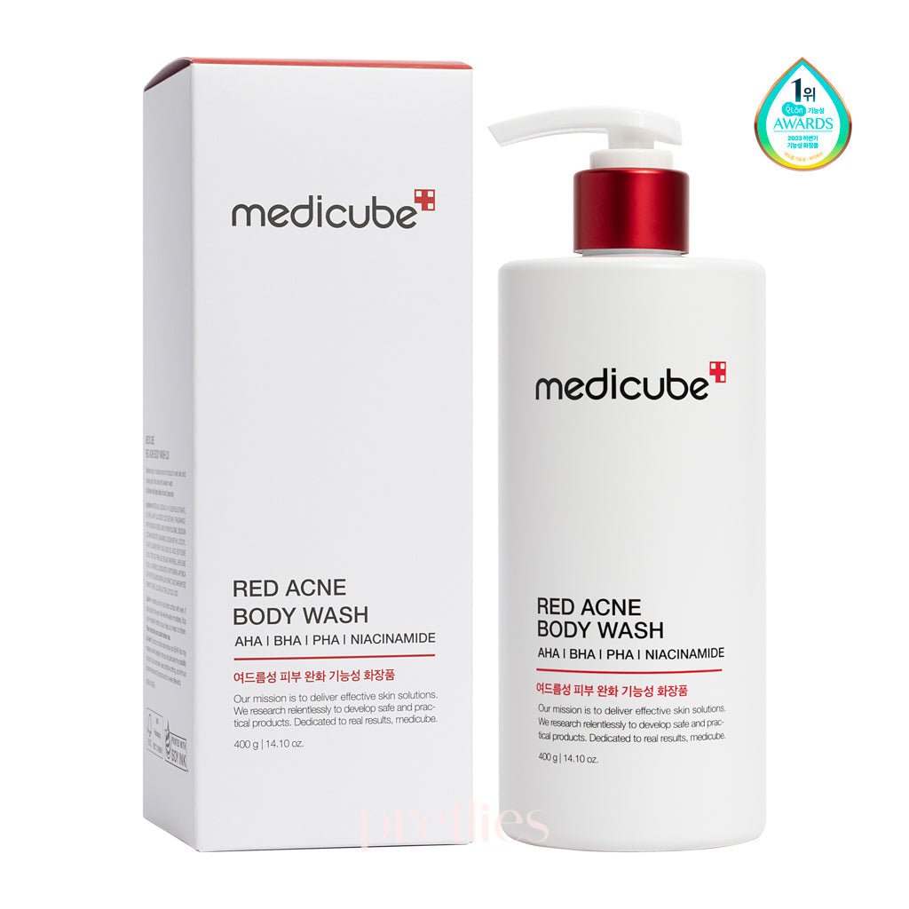 Medicube Red Acne Body Wash 3.0 – Niacinamide 5% + AHA/BHA/PHA 400ml