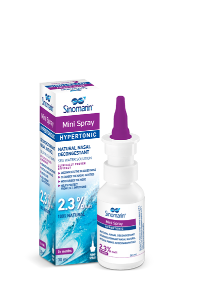 Sinomarin Mini Spray Hypertonic Sea Water Solution 2.3 % 30 ML